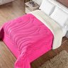 Edredom Dupla Face Queen Pele Carneiro Manta Felpuda Suave Desenho Exclusivo Pink - 2