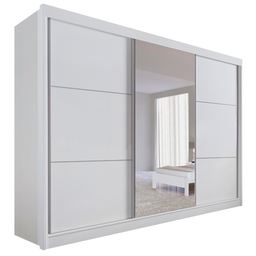 Guarda Roupa com Espelho Casal 3 Portas 6 Gavetas 100% Mdf Miami - 3