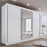 Guarda Roupa com Espelho Casal 3 Portas 6 Gavetas 100% Mdf Miami - 2