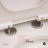 Assento Plástico com Soft Close para Vaso Sanitário Topázio Pingoo.casa - Branco - 3