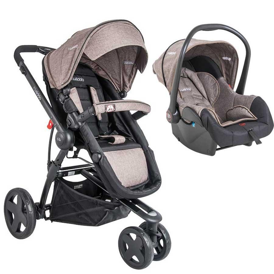 Carrinho de Bebê Travel System Compass Iii com Bebê Conforto Kiddoref ...
