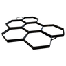 Forma Aço para Carimbar Pisos Massa Imitar Estampar Sextavada 25x25cm - 1