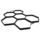 Ver imagem 1 de Forma Aço para Carimbar Pisos Massa Imitar Estampar Sextavada 25x25cm