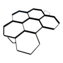 Ver imagem 2 de Forma Aço para Carimbar Pisos Massa Imitar Estampar Sextavada 25x25cm