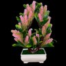Bonsai Artificial Etéreo Super Nova Pinha Pink Vaso Branco - 3