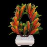 Bonsai Artificial Etéreo Super Nova Pinha Laranja Vaso Bran - 2