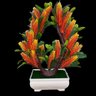Bonsai Artificial Etéreo Super Nova Pinha Laranja Vaso Bran - 7