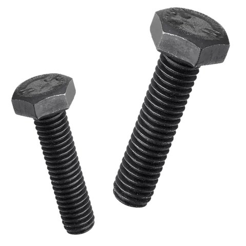PARAFUSO SEXTAVADO DIN 933 M6 X 40MM ENEGRECIDO - 400UN
