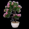 Bonsai Artificial Etéreo Vega Rosa no Vaso Branco - 4