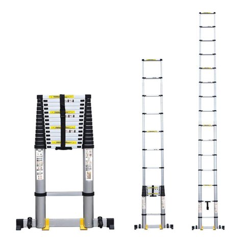 Escada Telescópica Aluminio Fortt 5.8m 15 Degraus Eta01 5.8m