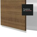 Ver mais imagens de Armário de Cozinha Aéreo de Canto 1 Porta Branco/Rustic Glamy Madesa