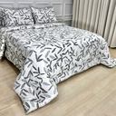 Ver imagem 1 de Edredom Queen Dupla Face 400 Fios Micropercal Toque de Pêssego 100% Poliéster Antialérgico Karoline