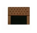Ver imagem 2 de Kit Cabeceira Mirage + Calçadeira Baú Felix King Size 195cm Suede - Renascer Decor - Marrom