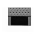 Ver imagem 2 de Kit Cabeceira Mirage + Calçadeira Baú Felix King Size 195cm Suede - Renascer Decor - Cinza