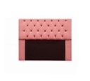 Ver imagem 2 de Kit Cabeceira Mirage + Calçadeira Baú Felix King Size 195cm Suede - Renascer Decor - Rosa