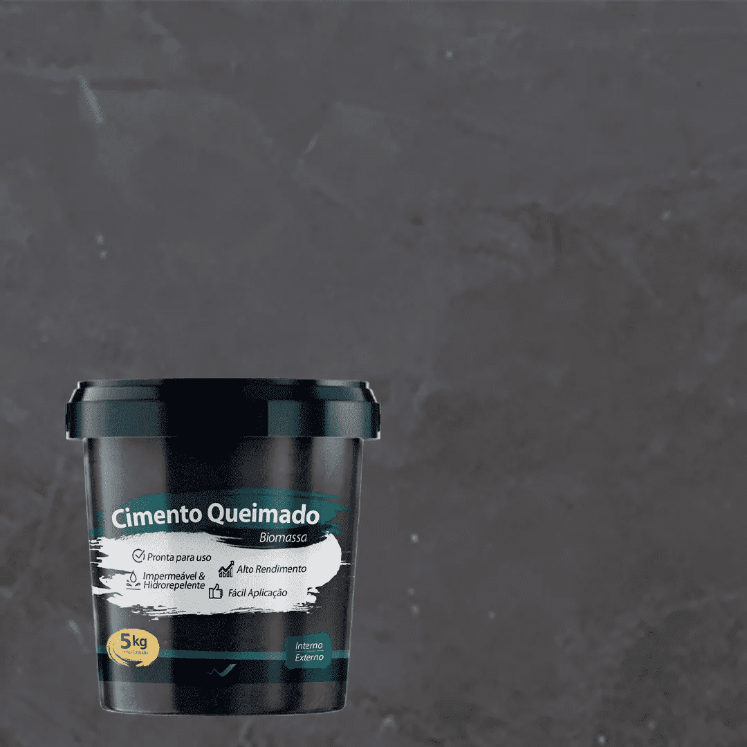 Cimento Queimado Preto (Obsidiana) 5Kg - 1