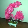 Bonsai Artificial Etéreo Árvore Atlas Pink no Vaso Branco - 5