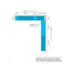 Ver imagem 4 de Guarda Roupa Modulado De Canto C/ Espelho 10 Gavetas Vanilla