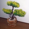 Bonsai Artificial Etéreo Century Pinha Amarelo Vaso Rústico - 3