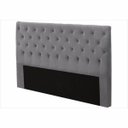Ver imagem 1 de Cabeceira Cristal Para Cama Box Casal 140cm:Cinza