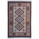 Ver imagem 1 de Tapete Sala Kilin Gashgai 240x300 Dupla Face Tribal 2 Bege