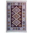 Ver imagem 6 de Tapete Sala Kilin Gashgai 240x300 Dupla Face Tribal 2 Bege