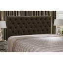 Ver imagem 1 de Cabeceira Cristal Para Cama Box King Size 195cm:Marrom