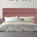 Ver imagem 1 de Cabeceira Estofada Cama Box Queen 160cm Argentina Suede Rose- Mabe Magazine