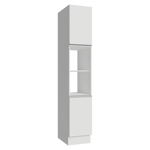 Paneleiro 40 Cm 2 Portas e 2 Nichos Branco Glamy Madesa