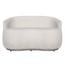 Ver imagem 3 de Sofá Orgânico 2 Lugares Bouclê Luxo Bege Cinza - Fri Varejo