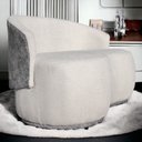 Ver imagem 1 de Sofá Orgânico 2 Lugares Bouclê Luxo Bege Cinza - Fri Varejo