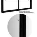 Ver imagem 6 de Janela de Alumínio de Correr Lateral 2 Folhas Móveis 100x150cm Lucasa Ideale Preto