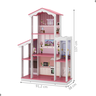 Casa de Menina com 8 Cômodos Salónica Branco Rosa - 2