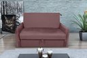 Ver imagem 1 de Poltrona Cama Zoe Confortável + Baú para Sala de Espera - Veludo:rosê