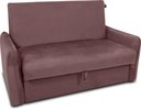Ver imagem 2 de Poltrona Cama Zoe Confortável + Baú para Sala de Espera - Veludo:rosê