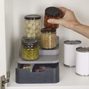 Ver imagem 4 de Organizador Amario Prateleira Gaveta Porta Condimento Tempero Talheres 3 Andares Gaveteiro Multiuso