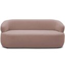 Ver imagem 5 de Sofá 2 Lugares Living Orgânico Sala de Estar 140cm Conka F05 Veludo Rosê - Mpozenato