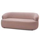 Ver imagem 1 de Sofá 2 Lugares Living Orgânico Sala de Estar 140cm Conka F05 Veludo Rosê - Mpozenato