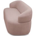 Ver imagem 6 de Sofá 2 Lugares Living Orgânico Sala de Estar 140cm Conka F05 Veludo Rosê - Mpozenato
