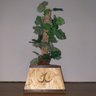 Bonsai Artificial Etéreo Monstera Tronco Natural Vaso Virado - 2