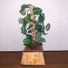 Bonsai Artificial Etéreo Monstera Tronco Natural Vaso Virado - 5