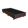 Cama Box Solteiro 88 Bello Box - Tecido Sintético Marrom - 1