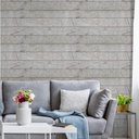 Ver imagem 2 de Papel de Parede Mármore Cinza de Pedra-60x300cm