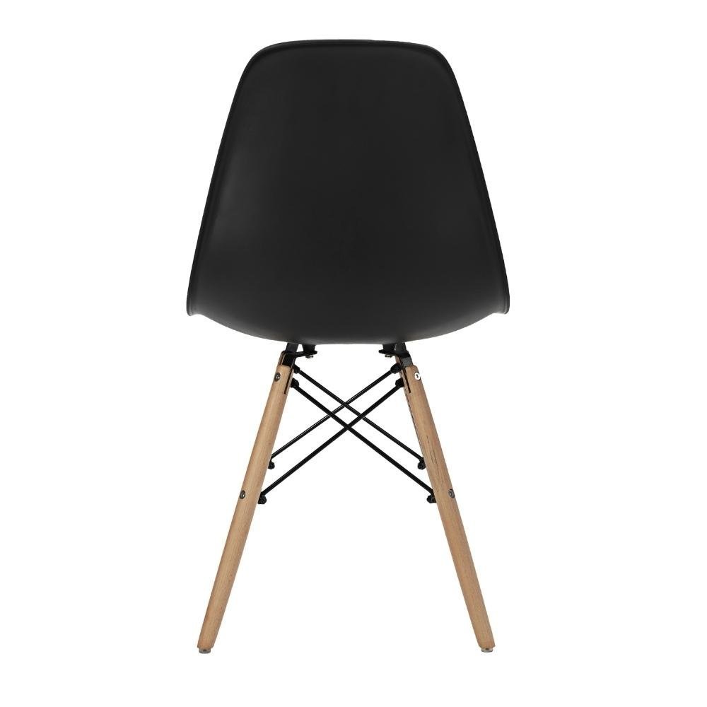 Conjunto com 2 Cadeiras Eames Prizi Lake - Preta - 4