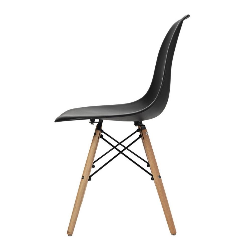 Conjunto com 2 Cadeiras Eames Prizi Lake - Preta - 3