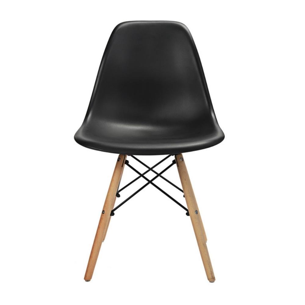 Conjunto com 2 Cadeiras Eames Prizi Lake - Preta - 2