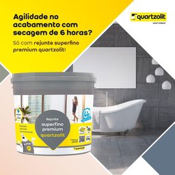 Rejunte Porcelanato Piso Sauna 2Kg Quartzolit Marrom Café - 4