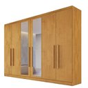 Ver imagem 1 de Guarda Roupa Oslo 6 Portas 4 Gavetas com Espelho Mdf - Mademarcs