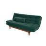 Sofá Cama Dubai Madero Reclinável 3 Lugares Suede Verde 403 Império - 1