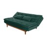 Sofá Cama Dubai Madero Reclinável 3 Lugares Suede Verde 403 Império - 2